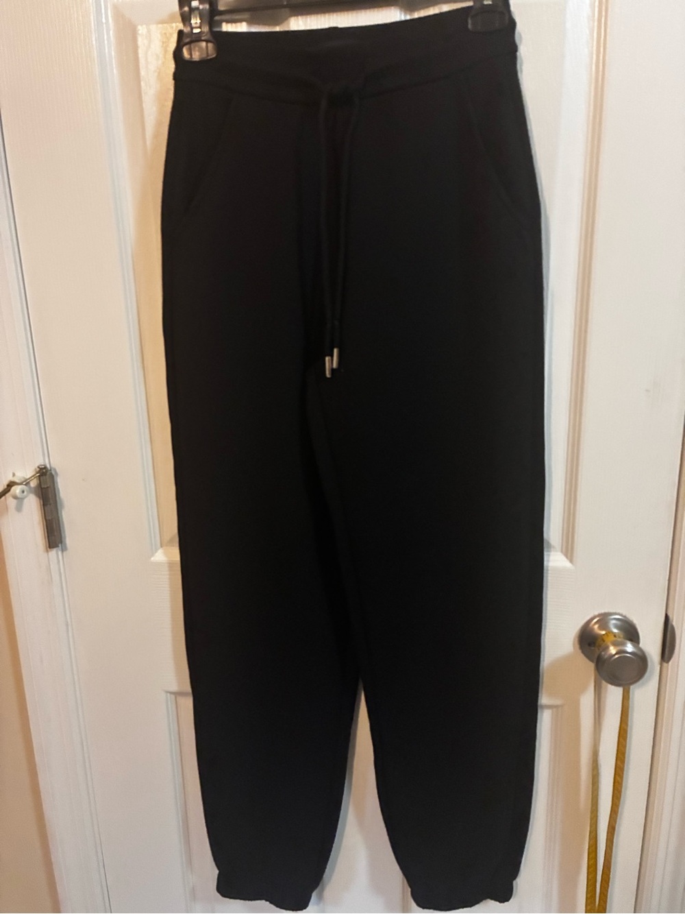 Express Black Drawstring Jogger Pants